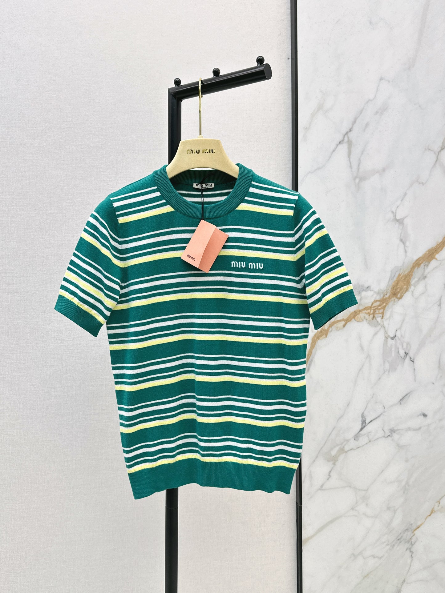 26ss Striped Knit T-Shirt