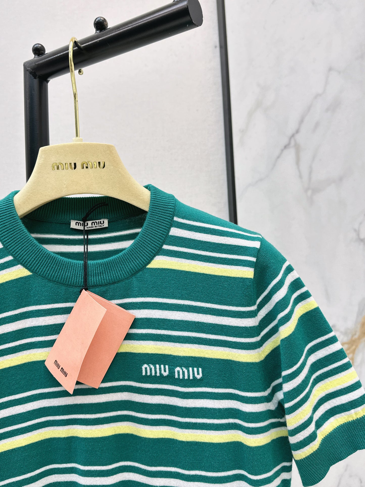 26ss Striped Knit T-Shirt