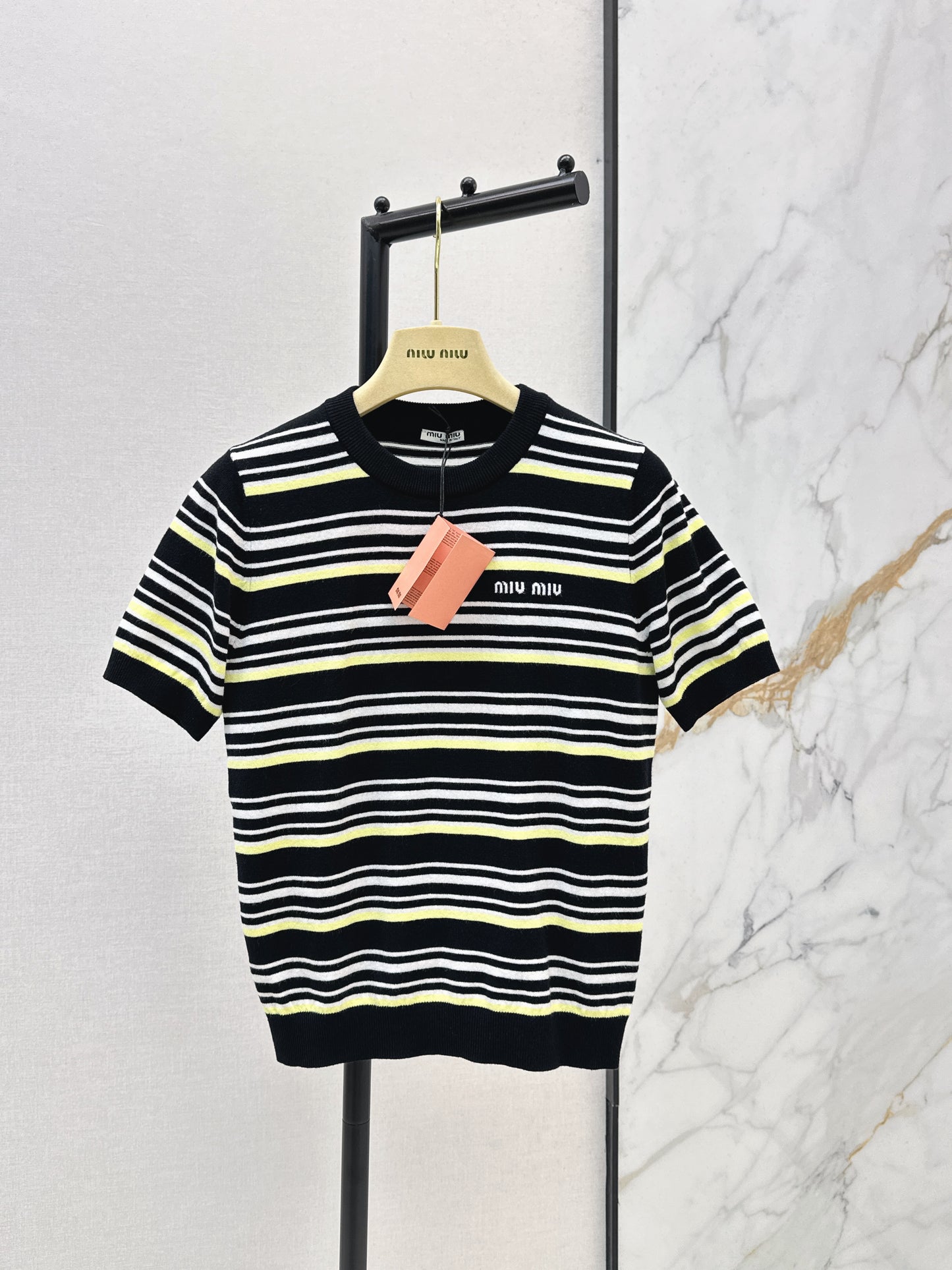 26ss Striped Knit T-Shirt