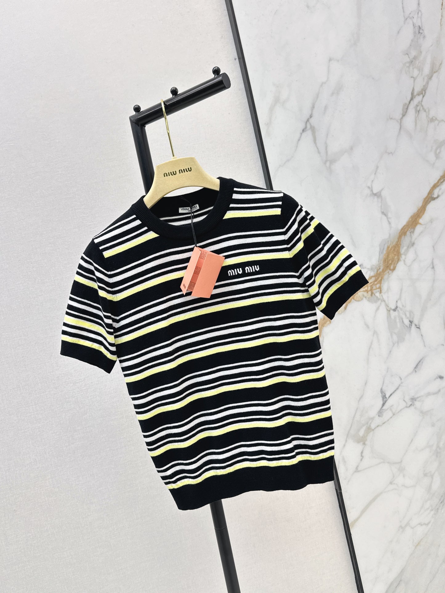 26ss Striped Knit T-Shirt