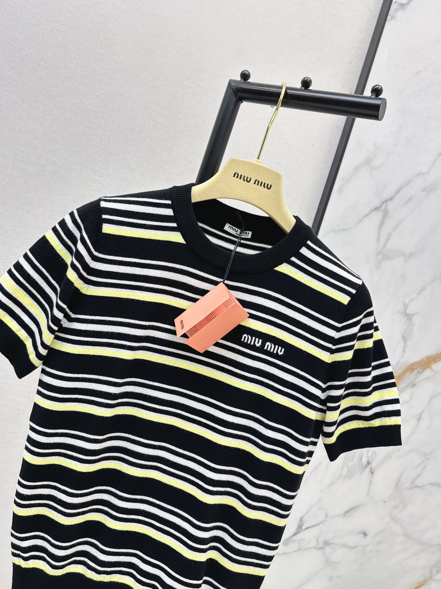 26ss Striped Knit T-Shirt