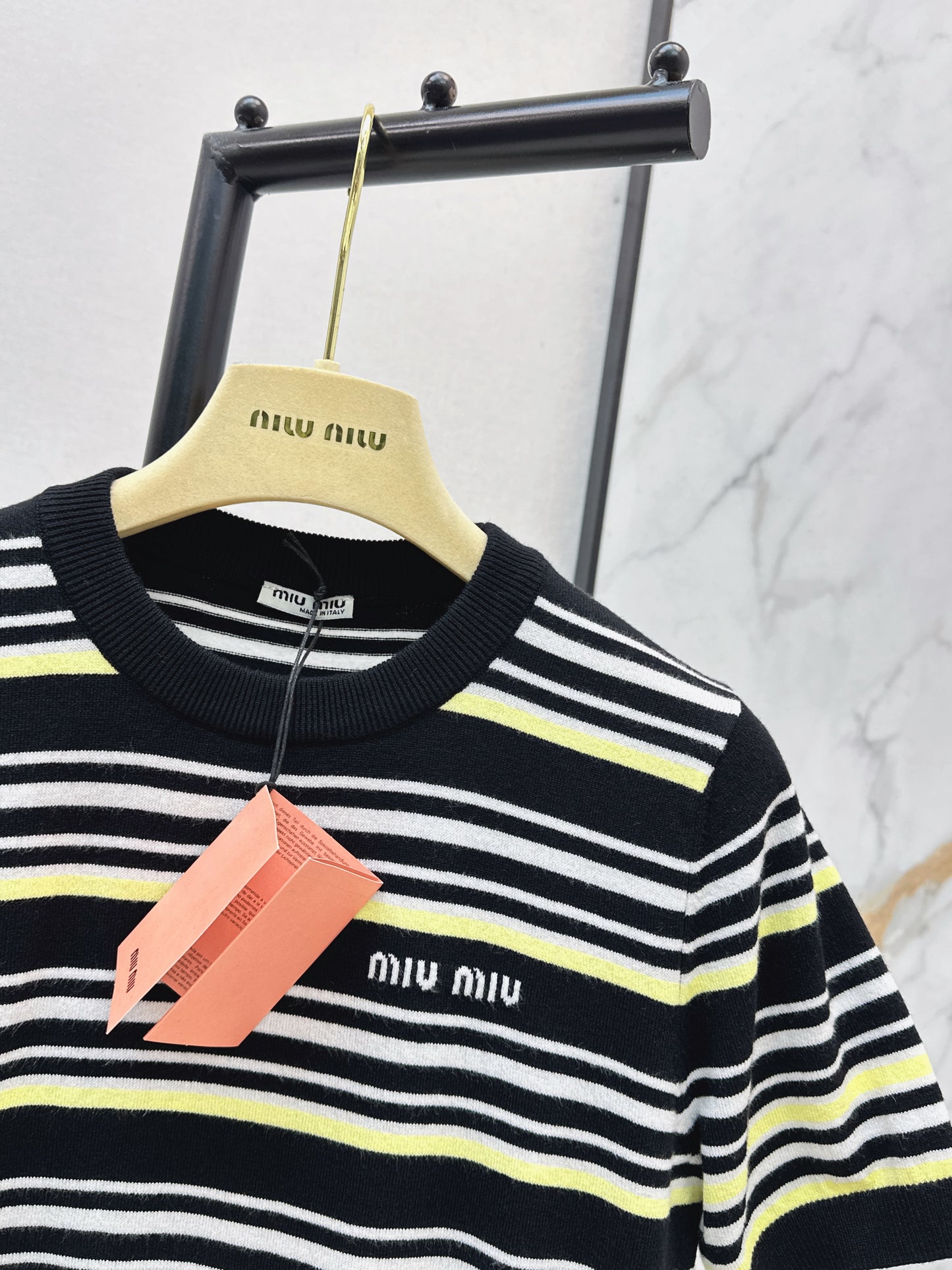 26ss Striped Knit T-Shirt