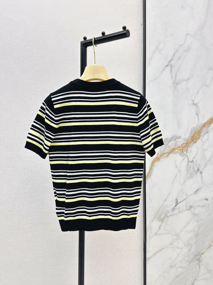 26ss Striped Knit T-Shirt