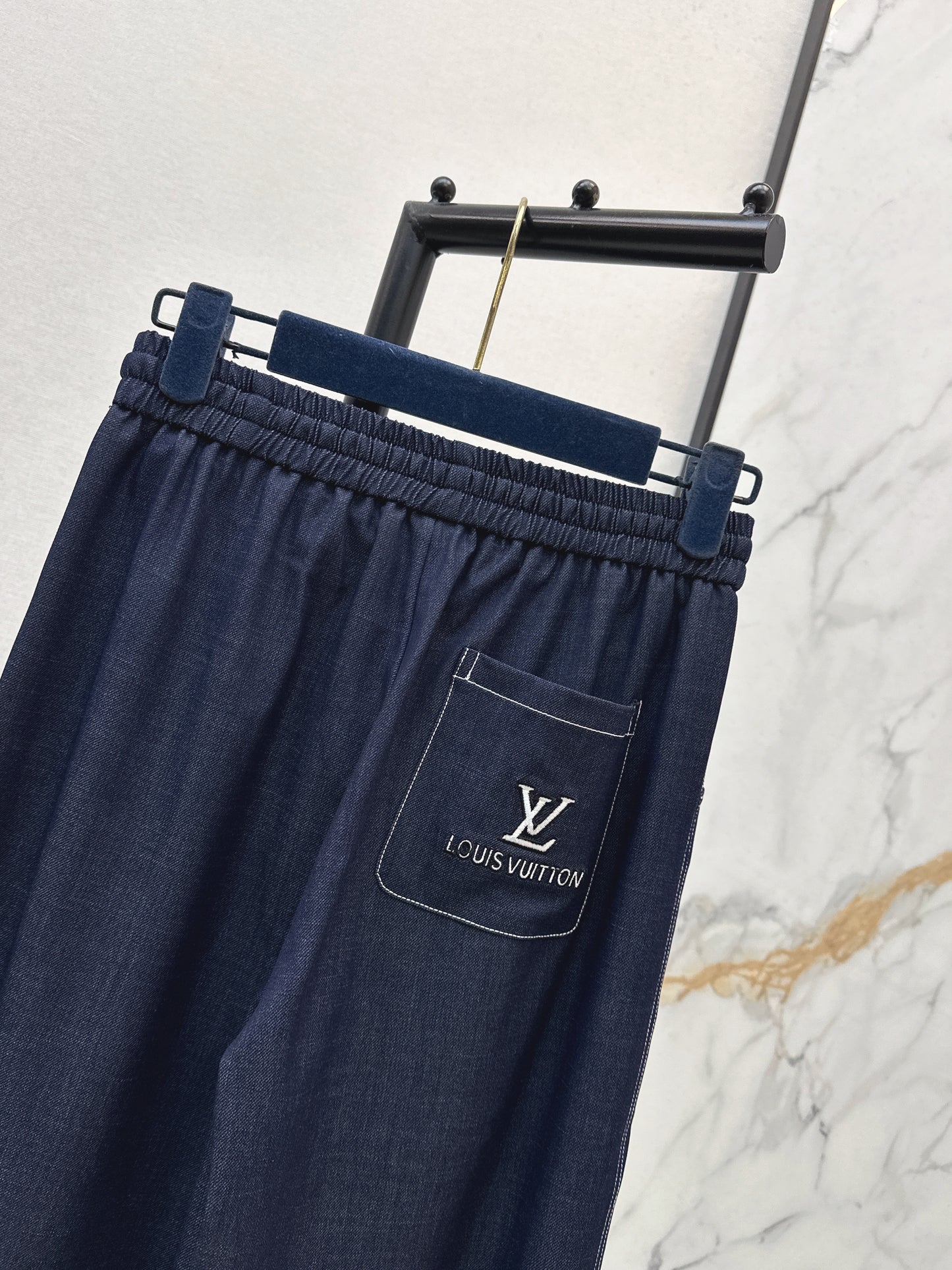 26ss Wide-leg, lightweight denim trousers