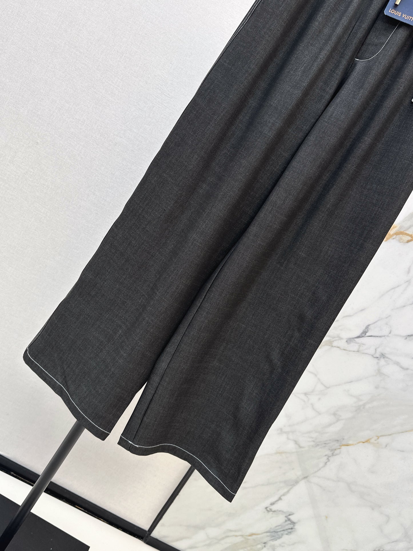 26ss Wide-leg, lightweight denim trousers