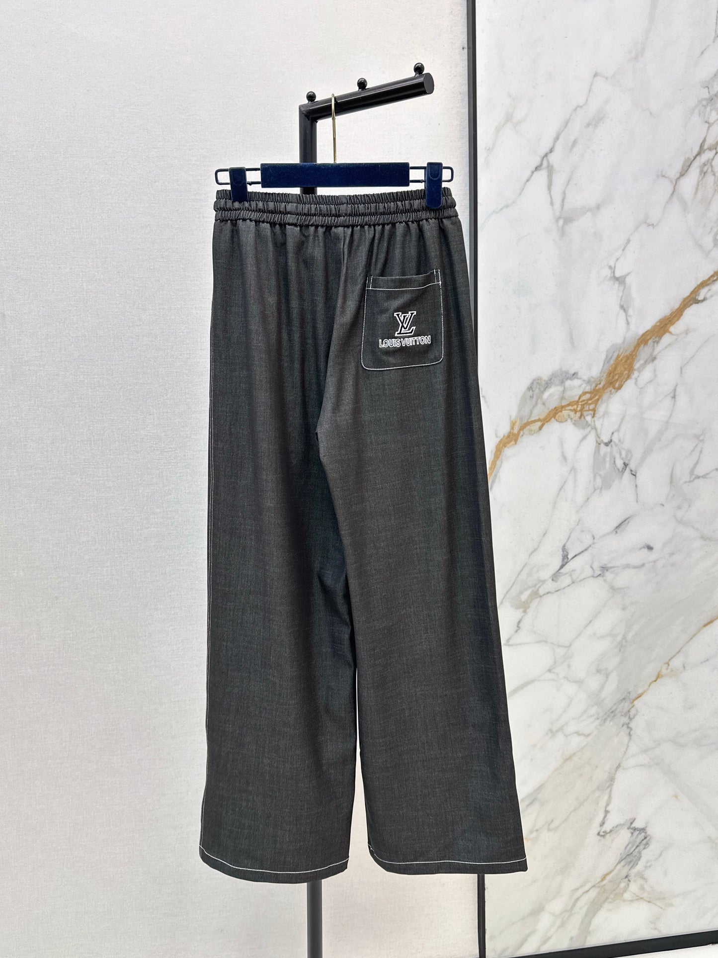 26ss Wide-leg, lightweight denim trousers