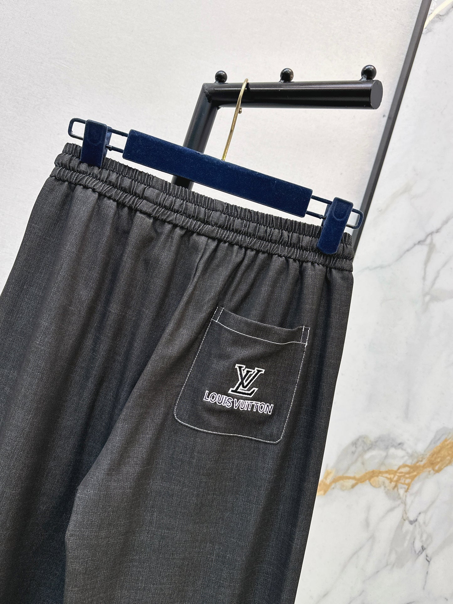 26ss Wide-leg, lightweight denim trousers