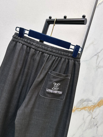26ss Wide-leg, lightweight denim trousers