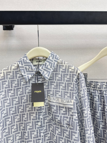 26ss Double F Shirt Set