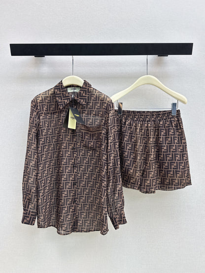 26ss Double F Shirt Set