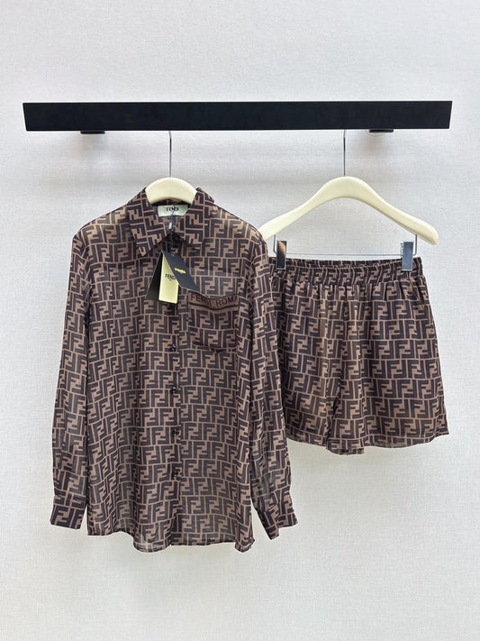 26ss Double F Shirt Set