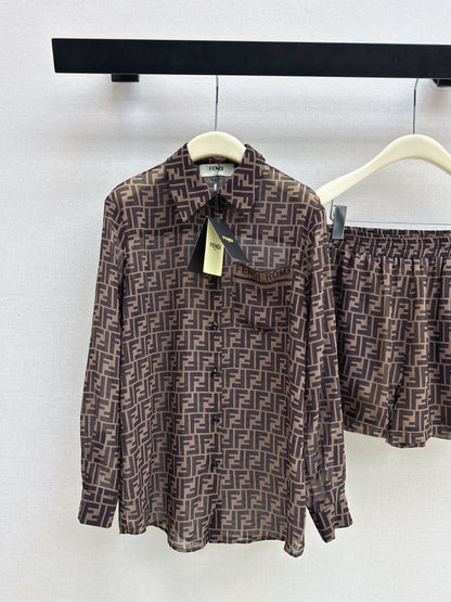 26ss Double F Shirt Set
