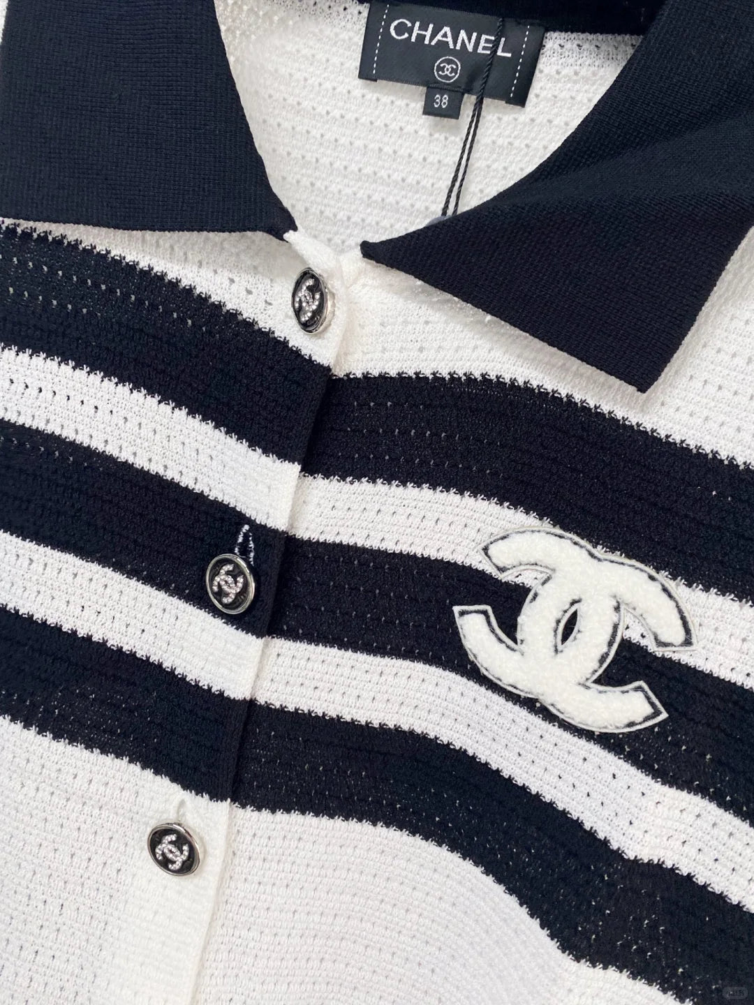 26ss Striped knit T-shirt