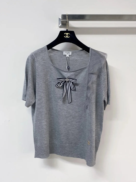 26ss Knitted short sleeves