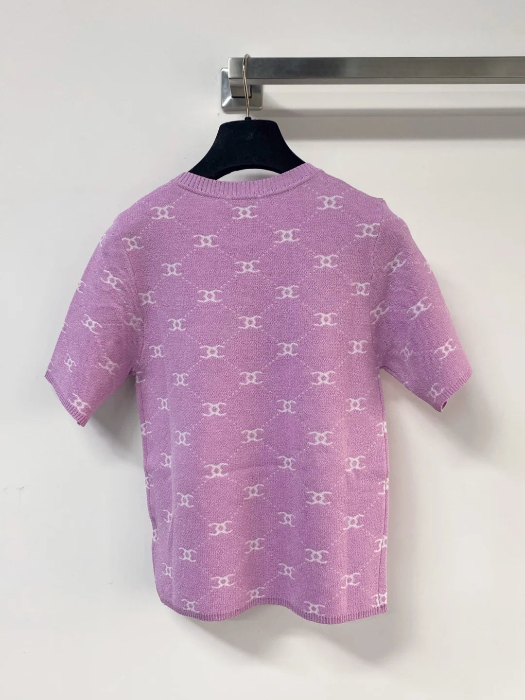26ss Double C Logo Knit T-Shirt