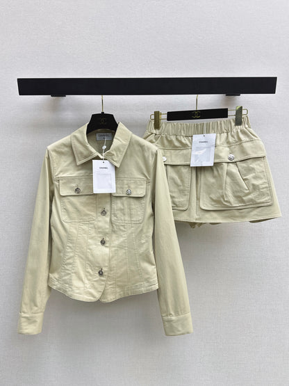 26ss Retro workwear-inspired fitted jacket