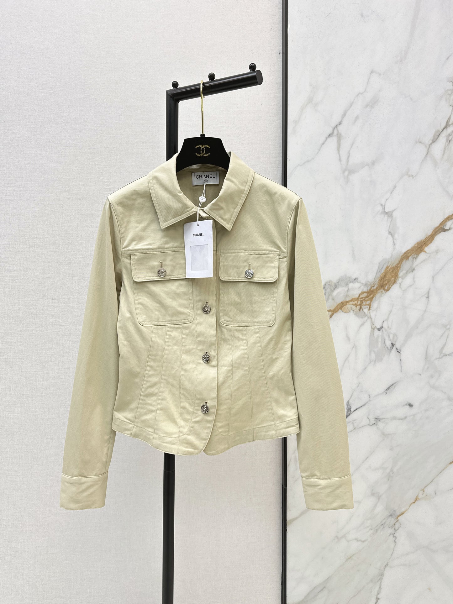 26ss Retro workwear-inspired fitted jacket