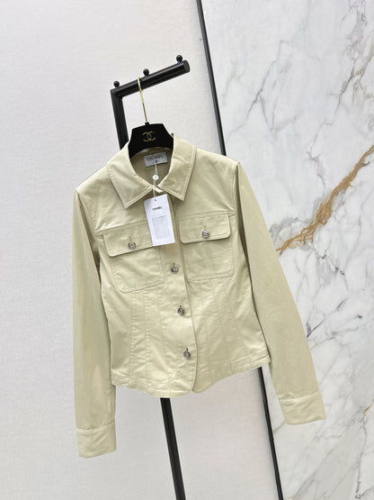 26ss Retro workwear-inspired fitted jacket