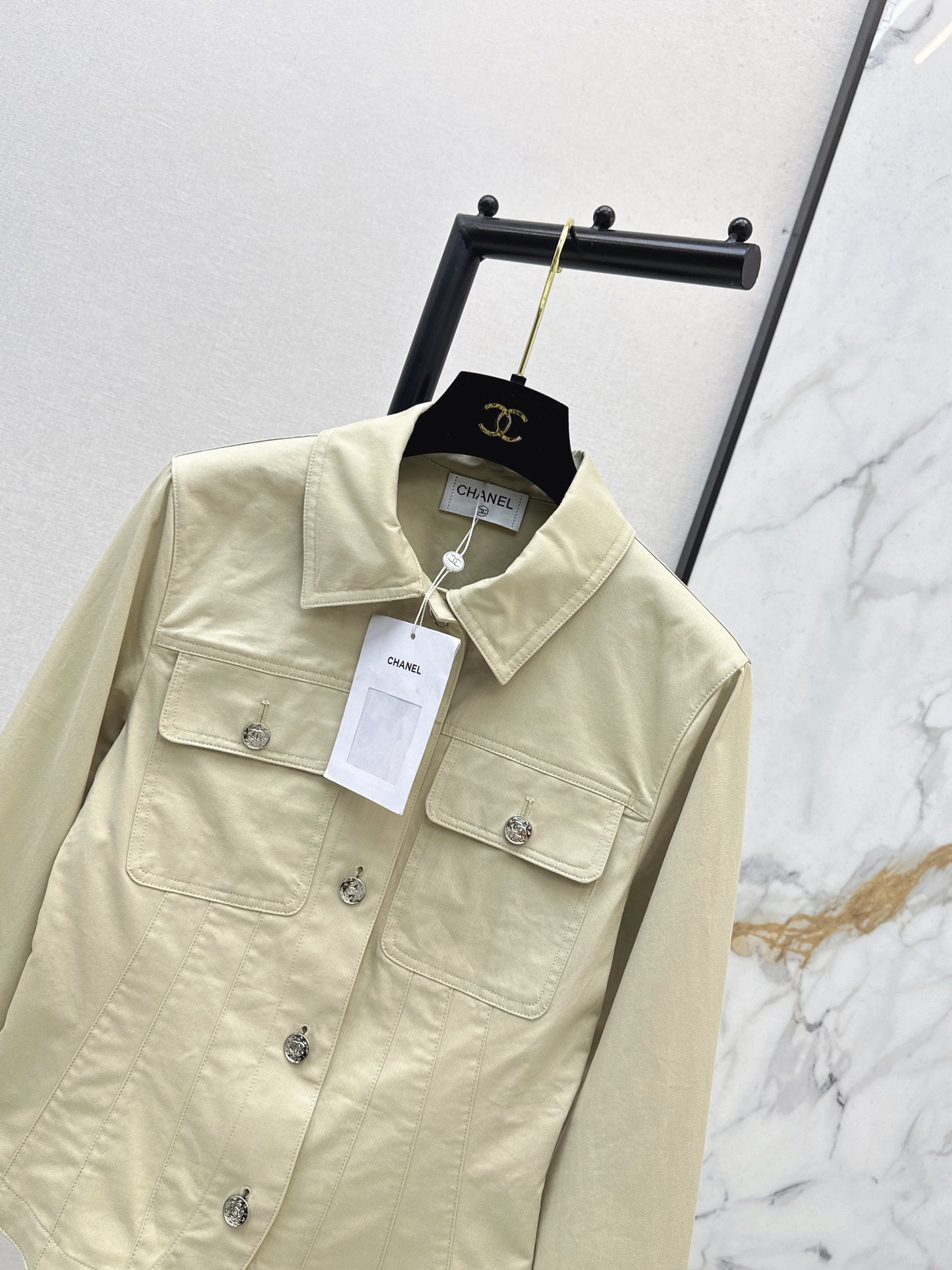26ss Retro workwear-inspired fitted jacket