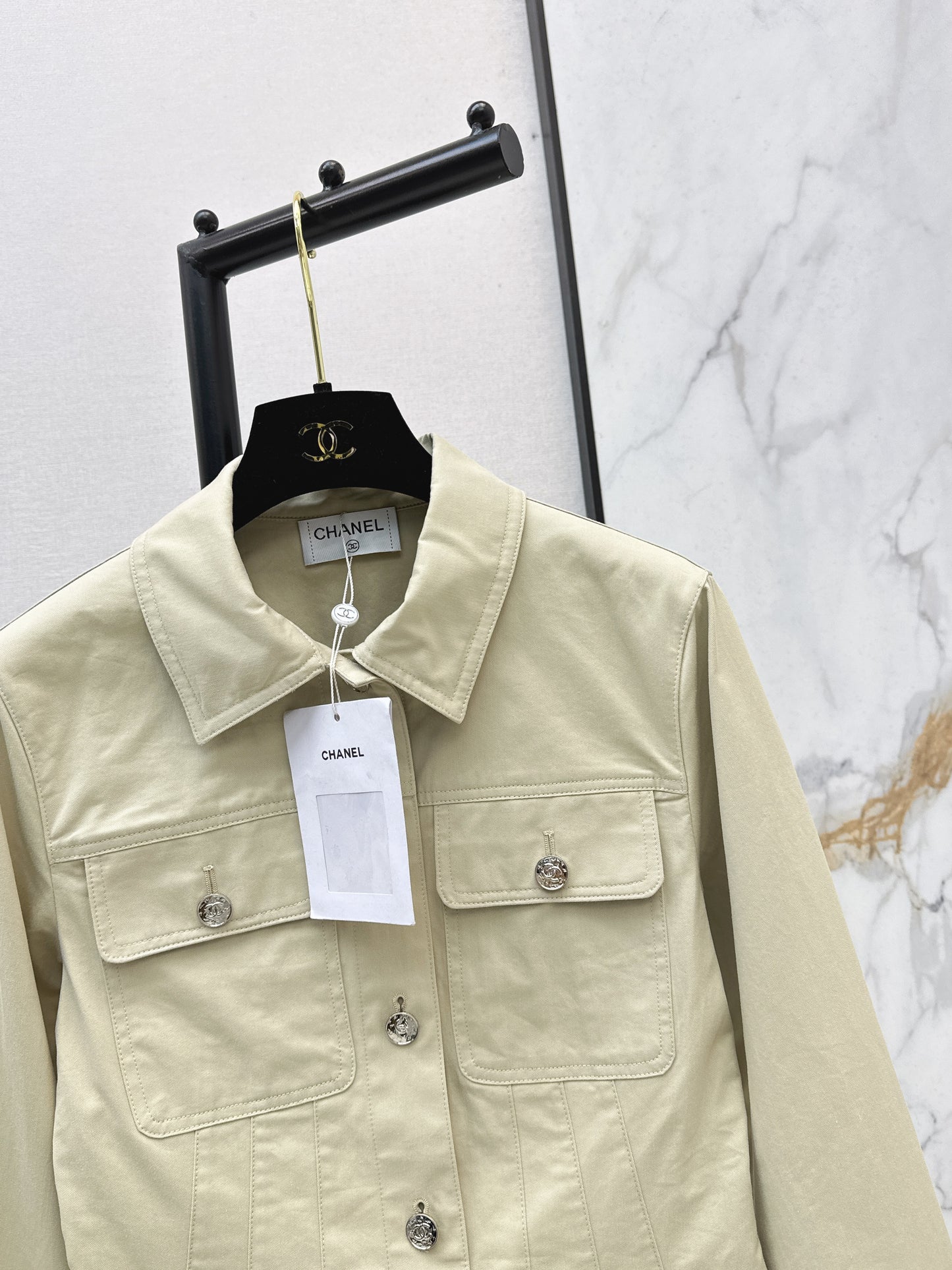 26ss Retro workwear-inspired fitted jacket
