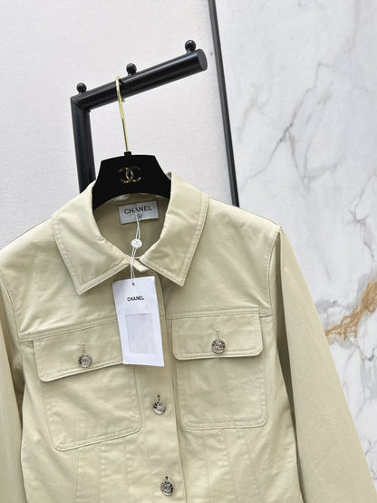 26ss Retro workwear-inspired fitted jacket