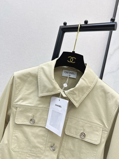 26ss Retro workwear-inspired fitted jacket