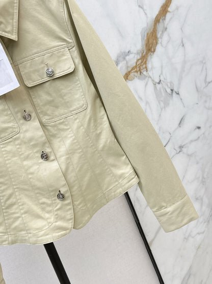 26ss Retro workwear-inspired fitted jacket