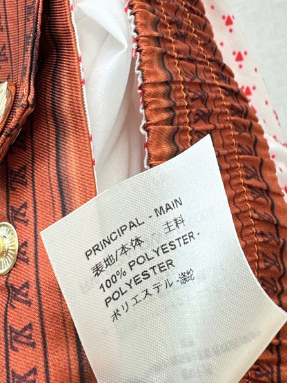 26ss Printed Wide-Leg Trousers