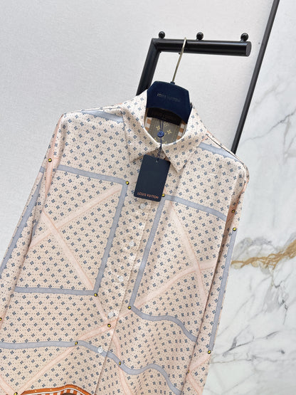 26ss Printed Loose-fitting Shirt