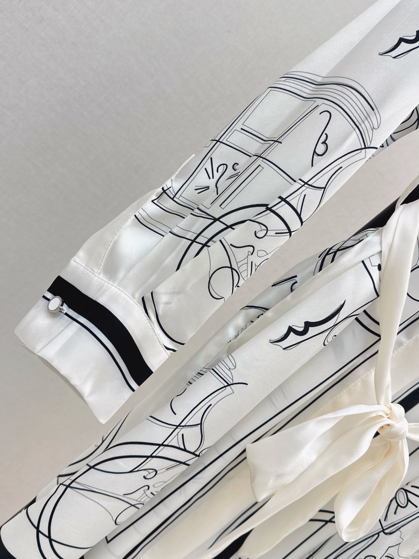 26ss Printed Belt Dress