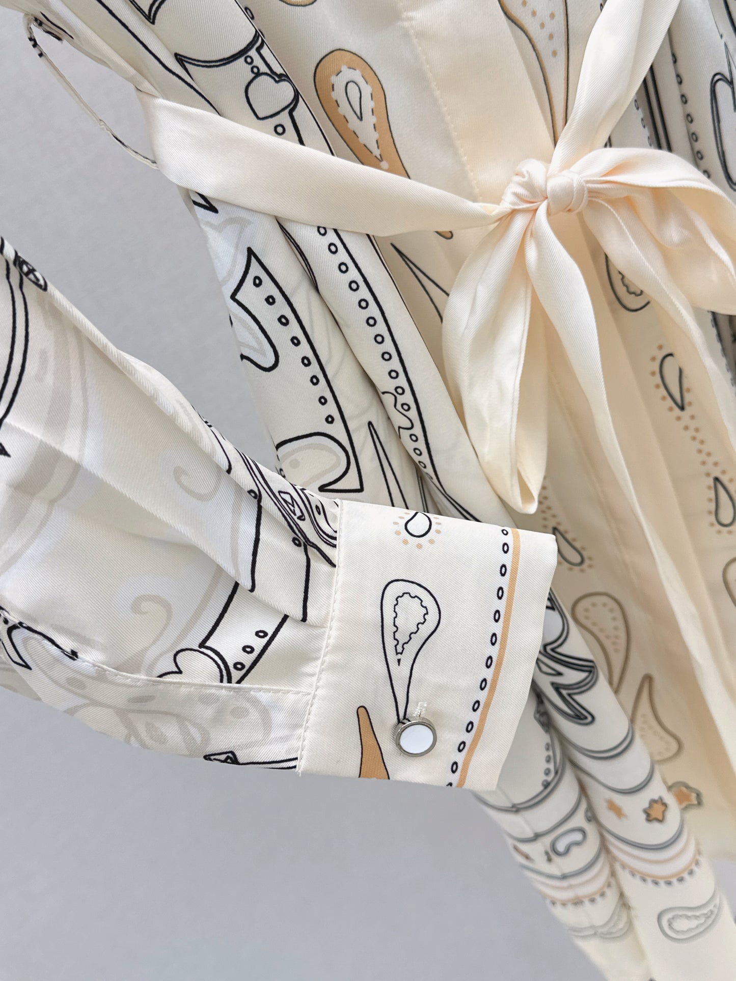 26ss Printed Belt Dress