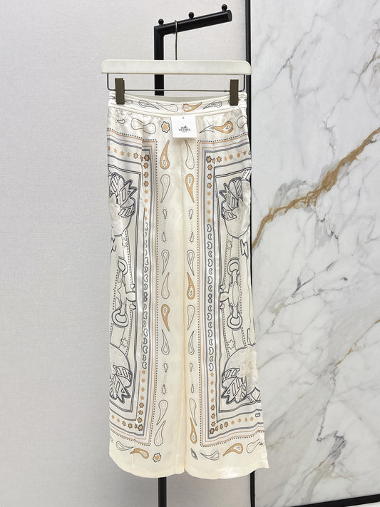 26ss Printed Straight-leg Pants