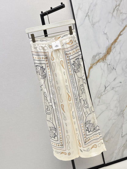 26ss Printed Straight-leg Pants