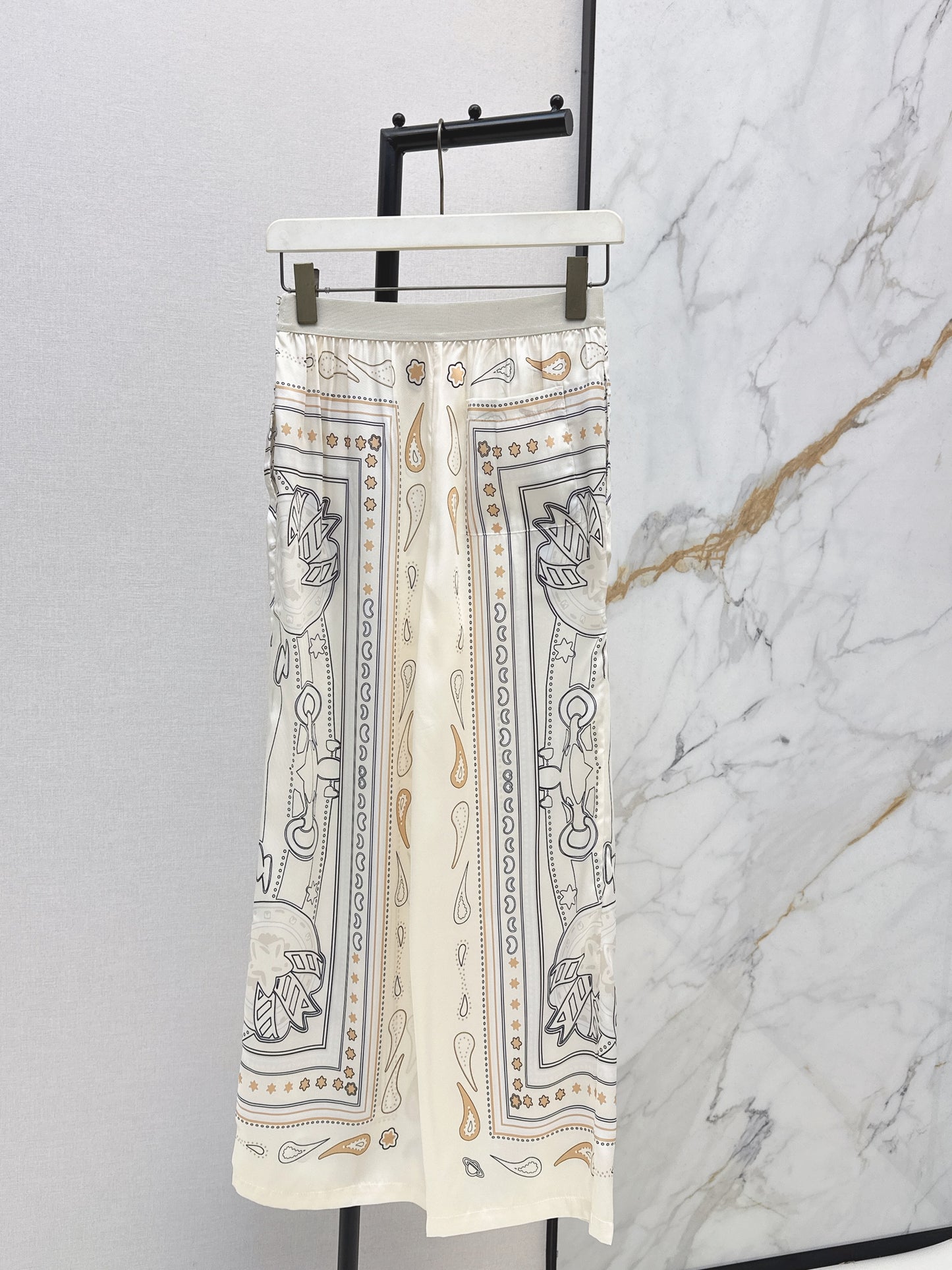 26ss Printed Straight-leg Pants