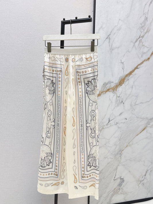 26ss Printed Straight-leg Pants