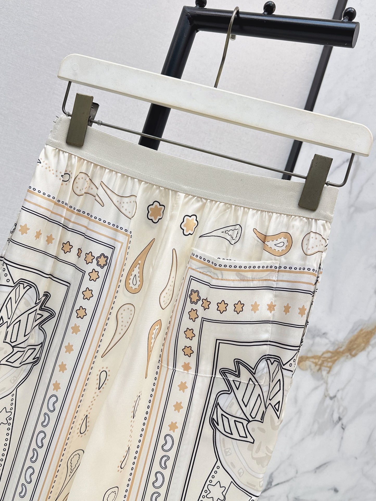 26ss Printed Straight-leg Pants