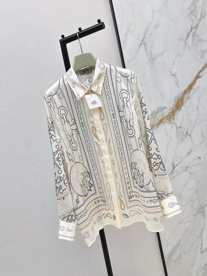 26ss Printed Loose-fitting Shirt