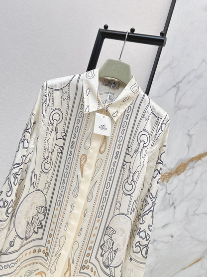 26ss Printed Loose-fitting Shirt