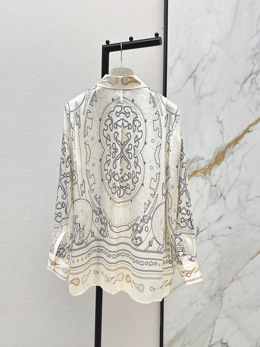 26ss Printed Loose-fitting Shirt