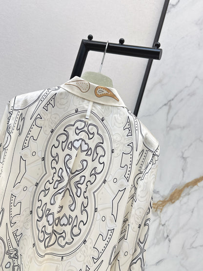 26ss Printed Loose-fitting Shirt
