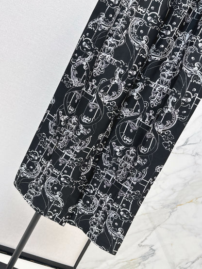 26ss Printed Straight-leg Pants