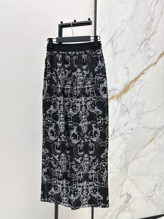 26ss Printed Straight-leg Pants