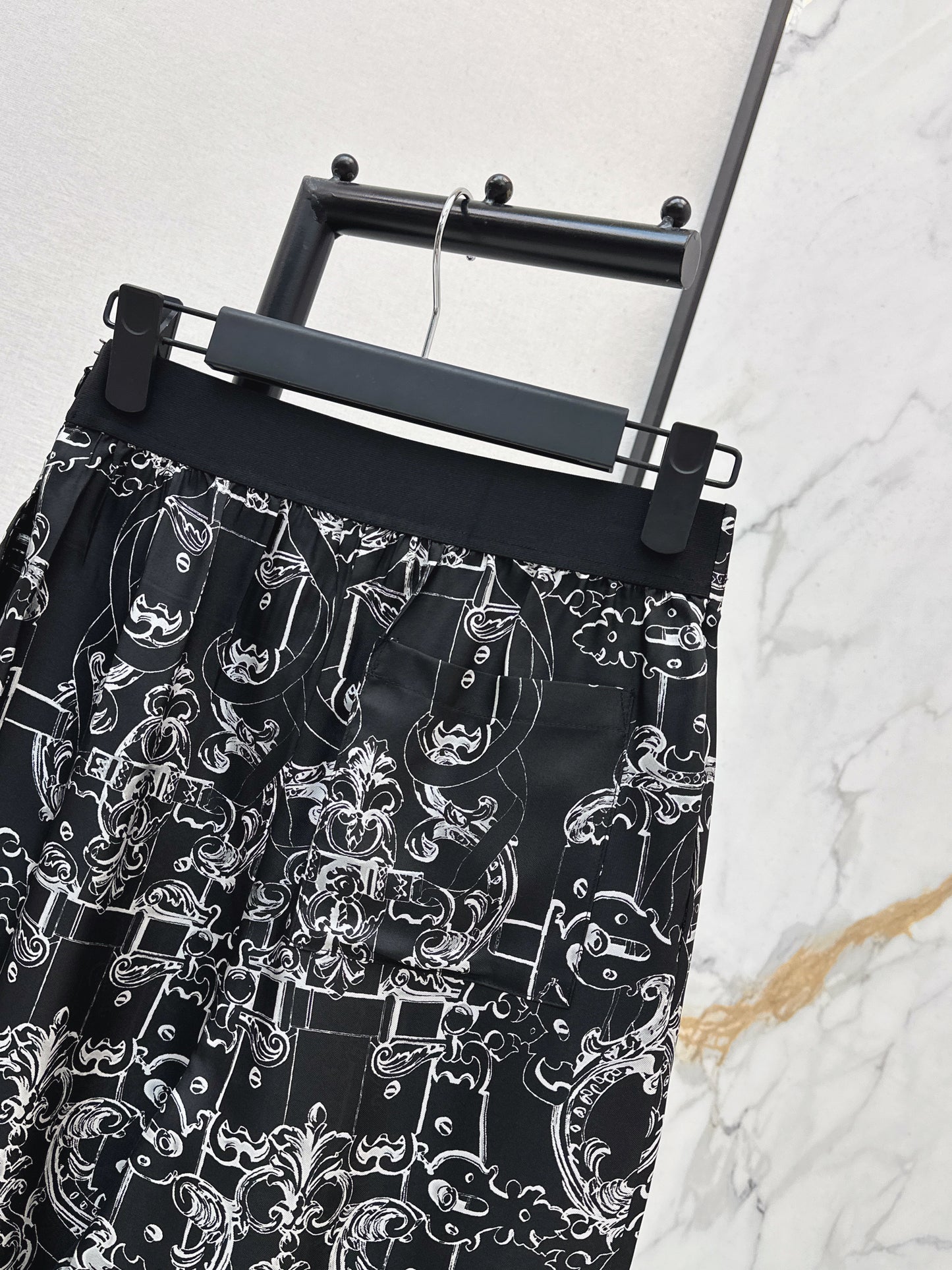 26ss Printed Straight-leg Pants