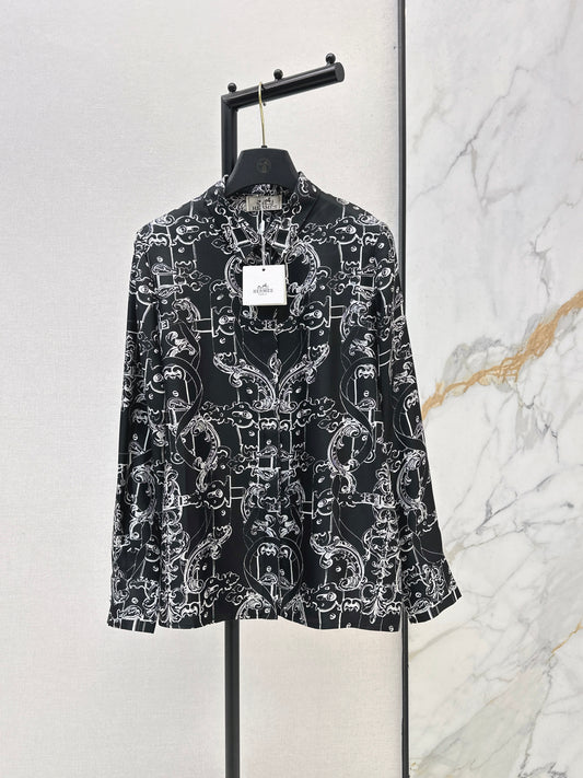 26ss Printed Loose-fitting Shirt