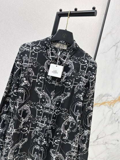 26ss Printed Loose-fitting Shirt