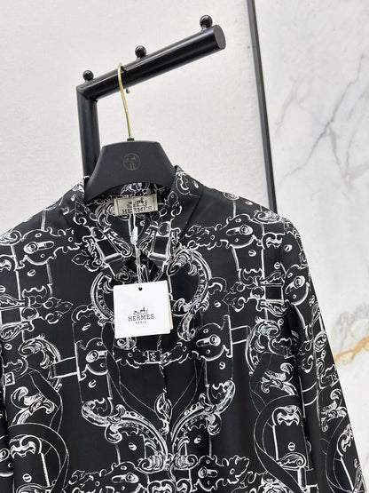 26ss Printed Loose-fitting Shirt