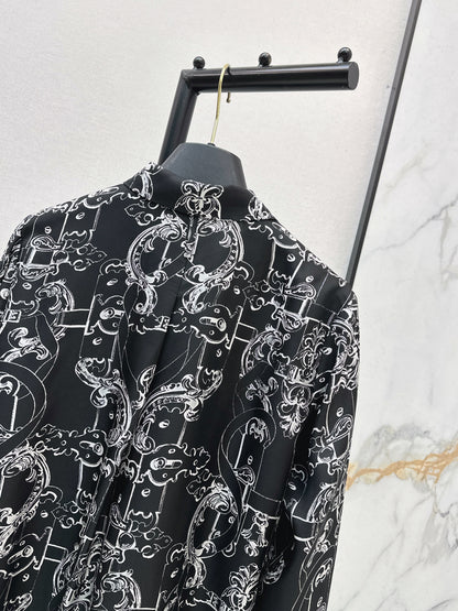 26ss Printed Loose-fitting Shirt