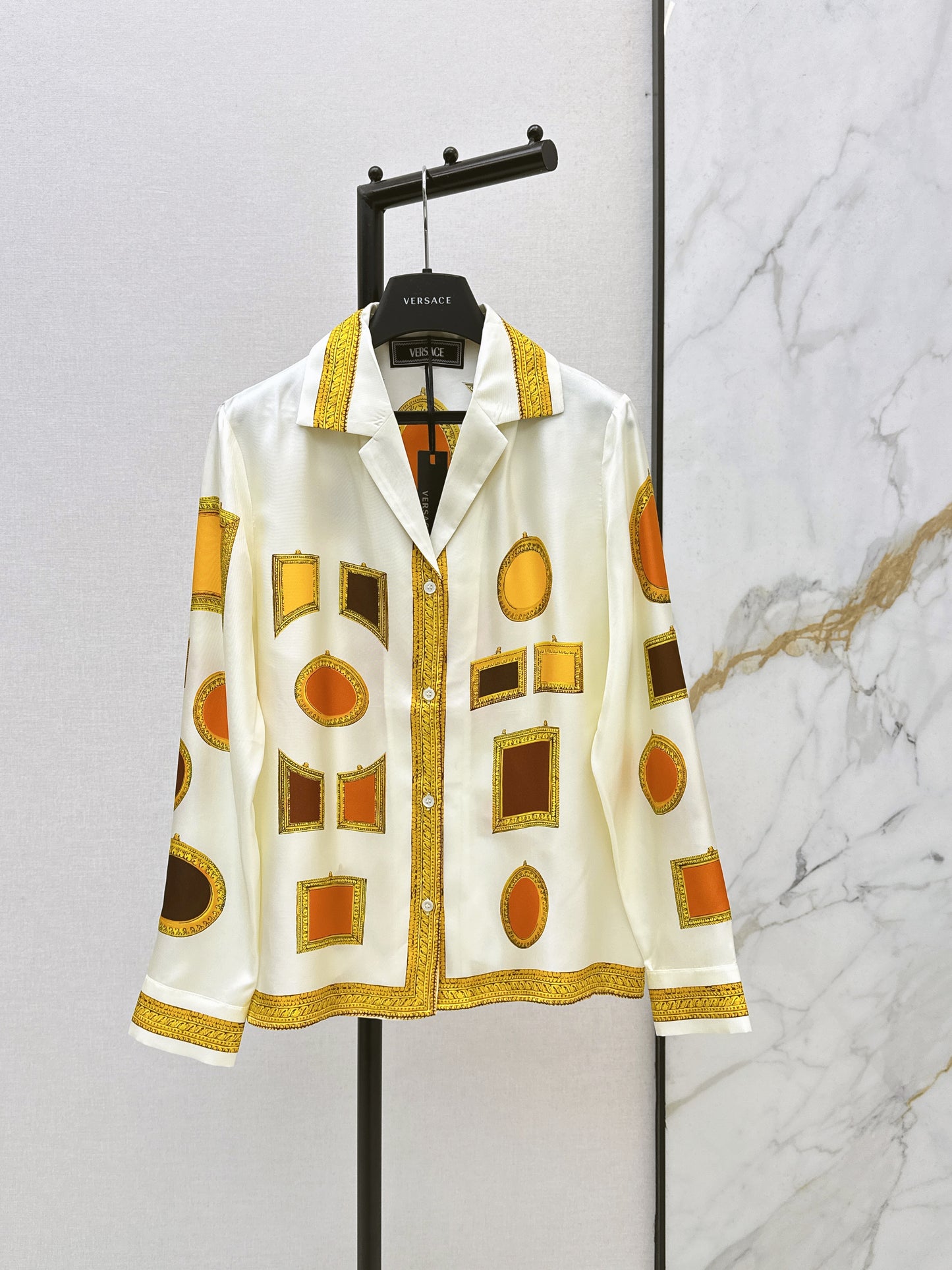 26ss Printed Silk Shirt