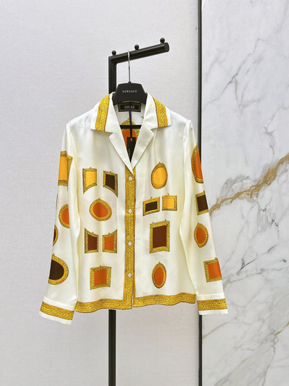 26ss Printed Silk Shirt
