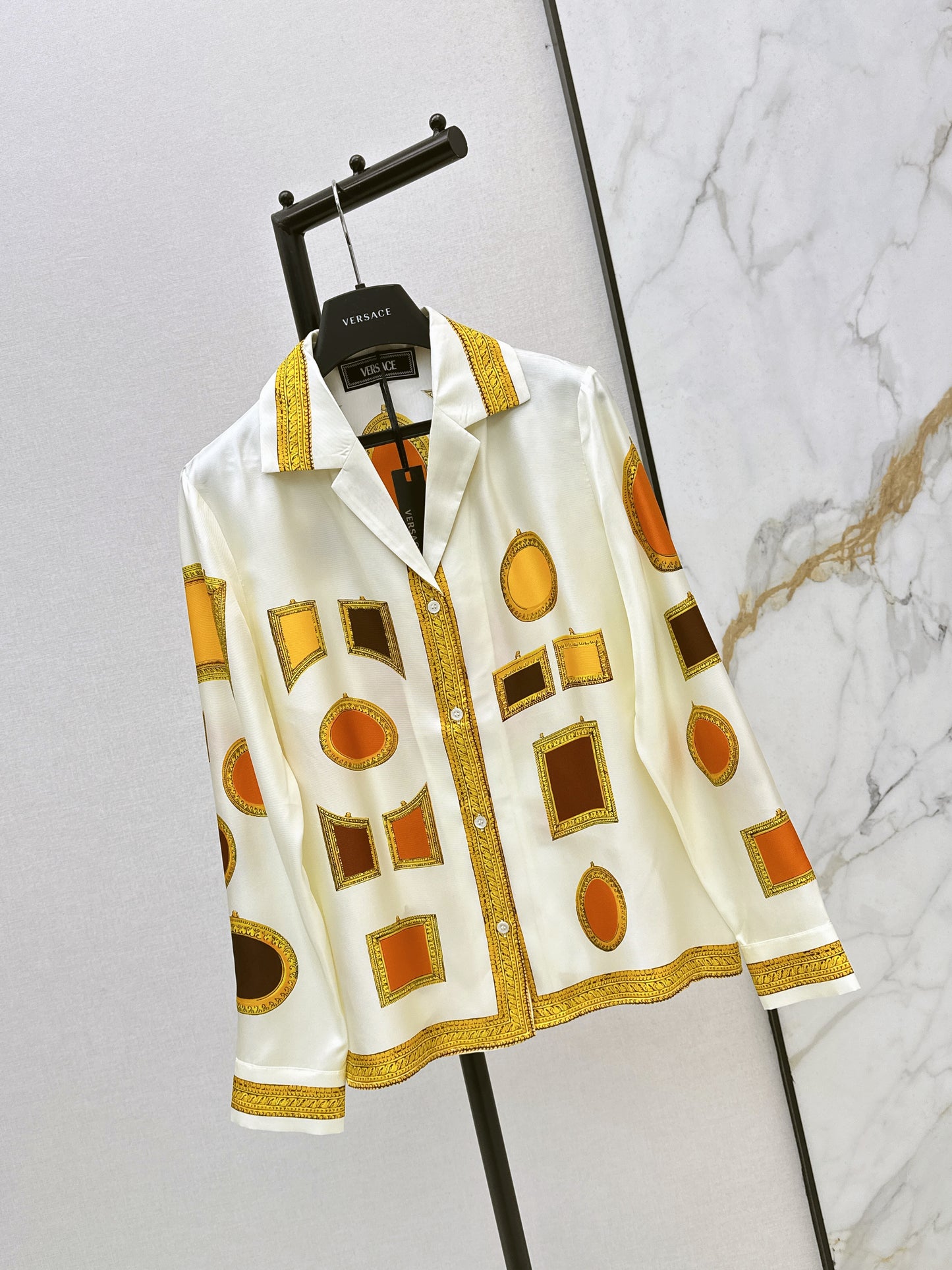 26ss Printed Silk Shirt